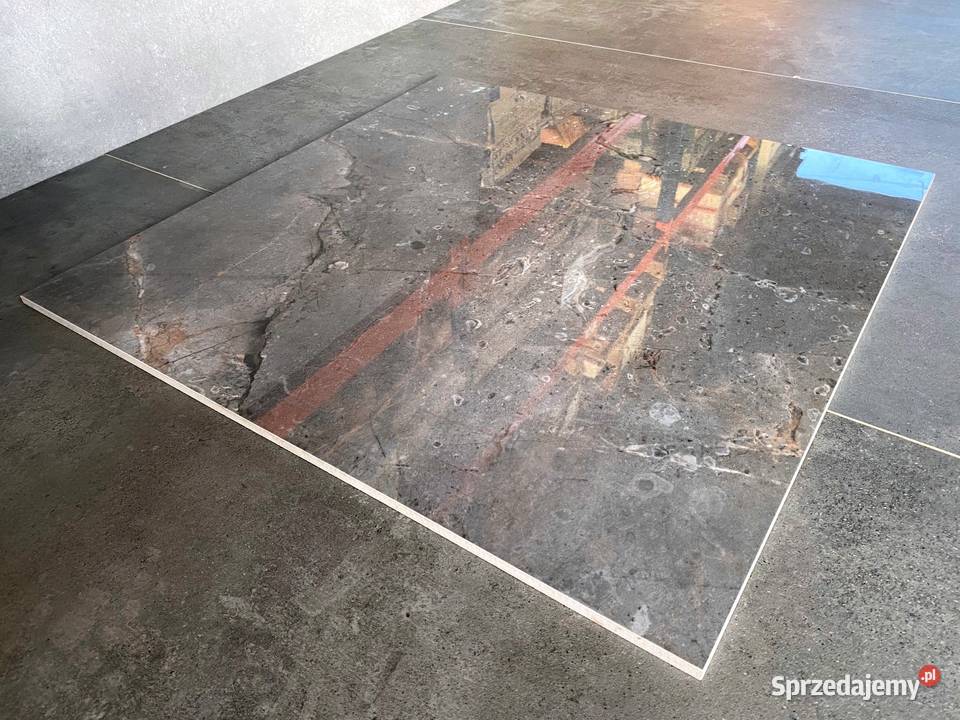 Gres polerowany MARMUR szarygrafit 60x60 POŁYSK Łask