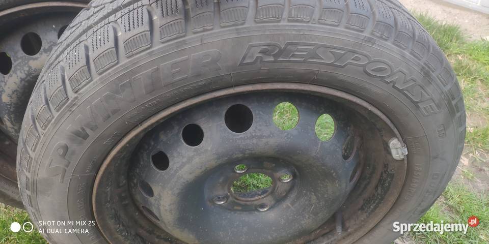 koła zimowe 18560R15 4x100 601mm ET50 Dunlop SP Samochodowe sprzedam
