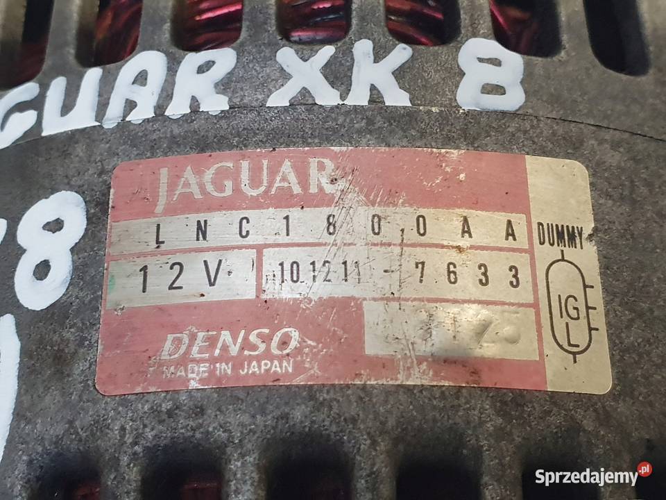 ALTERNATOR Jaguar XK8 XK 8 40 V8 denso LNC1800AA Części samochodowe
