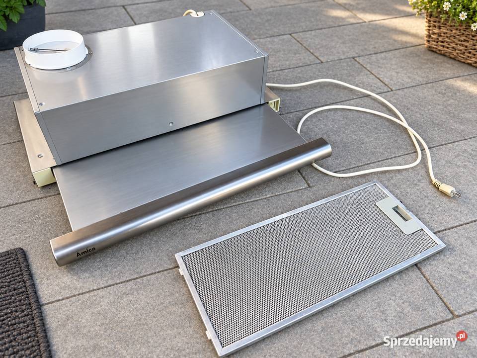 Okap teleskopowy Amica OTB 414 inox 180 W Pozostałe Łańcut