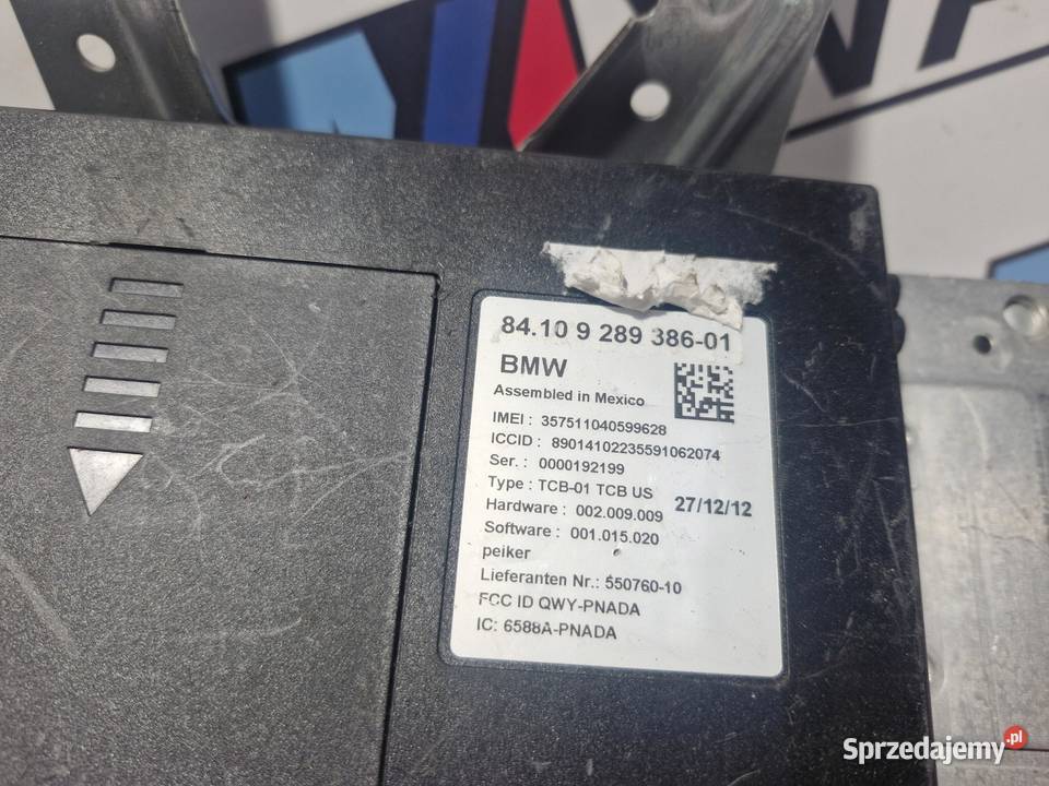 BMW F01 F02 MODUŁ STEROWNIK TELEMATIK 9289386 dolnośląskie sprzedam