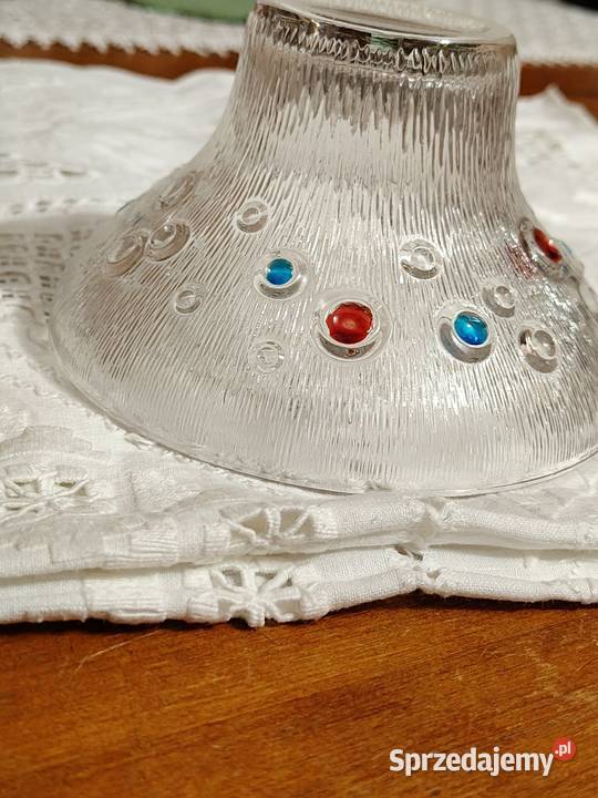 Świecznik szkło PRL sprzedam