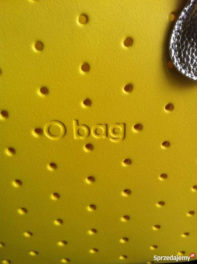 Torba body obag o bag żółta w dziurki Kęty