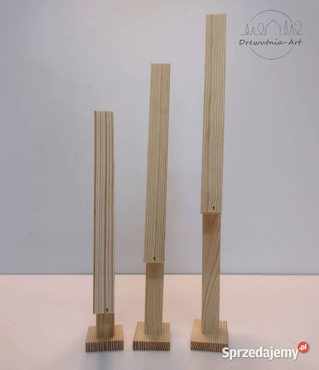 Choinki drewniane baza do ozdabiania 3 Wysokość Poznań