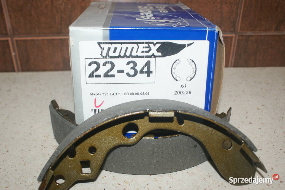 2234 TOMEX brakes SZCZĘKI HAMULC MAZDA 323 9803 mazowieckie Białobrzegi