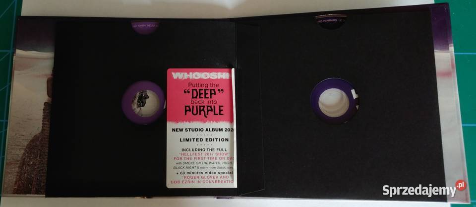 Deep Purple Woosh limitowana edycja CD DVD rock Zielona Góra sprzedam