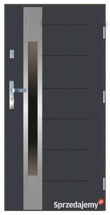 Drzwi wejściowe GADOT 72 mm SI22T CP PIANA PU 90 Ciemniewo