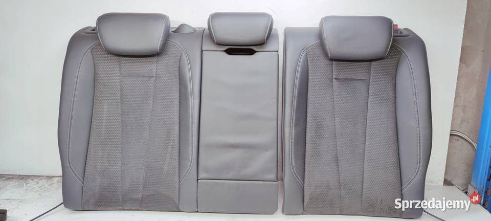 KANAPA OPARCIE TYŁ SKÓRA MATERIAŁ AUDI A4 B9 Przystajń