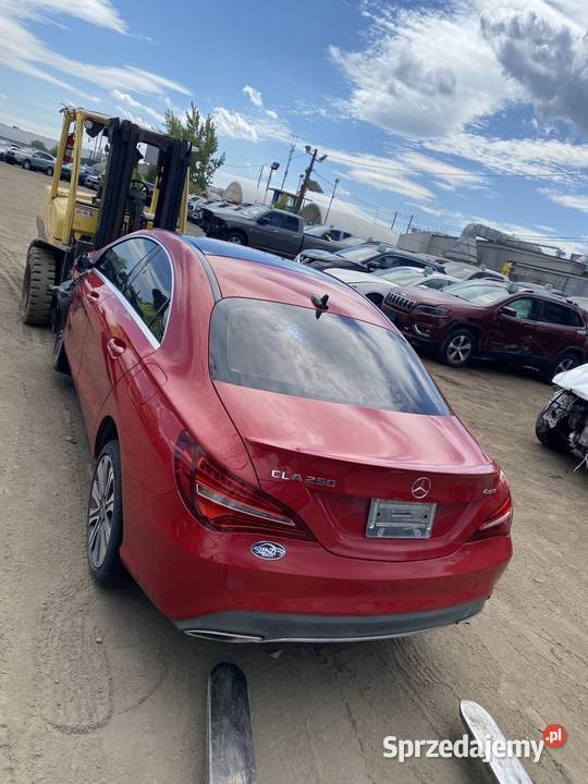Mercedes CLA 2018 4Matic uszkodzony w drodze do 1999cm3 Żórawina