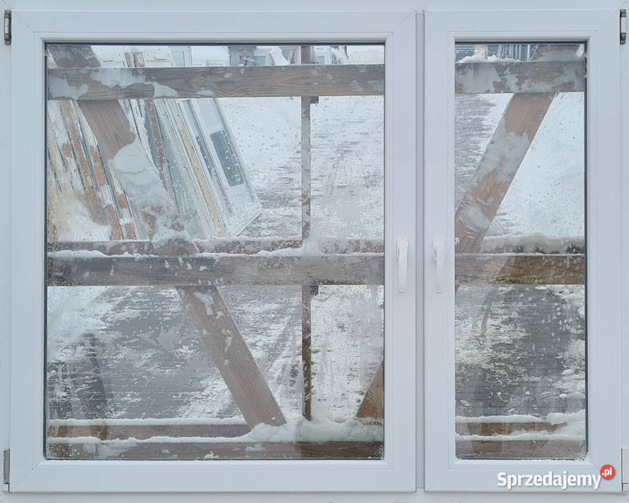 OKNA KacprzaK 164X131 OKNO Używane Plastikowe Okna ścienne Lublin