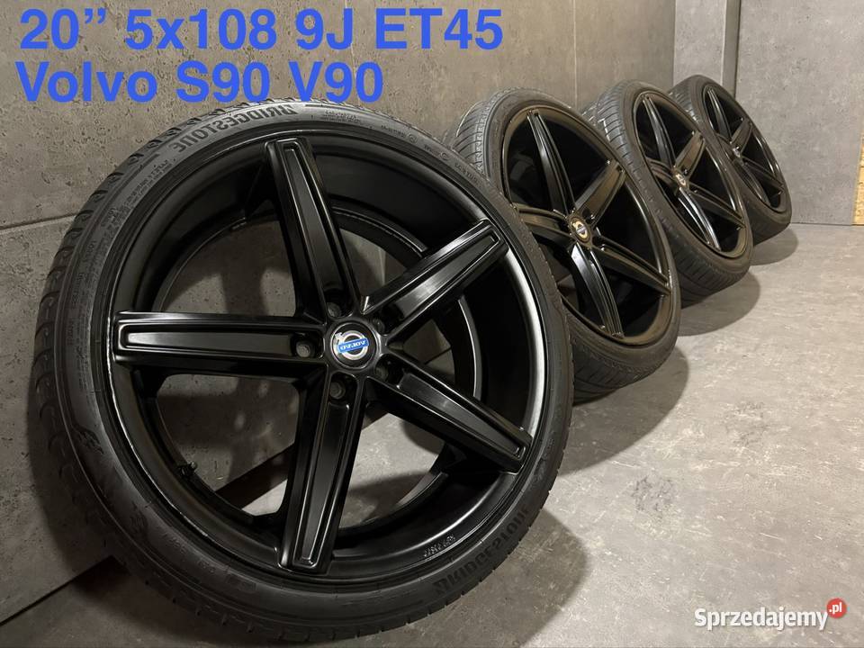 20 Volvo S90 V90 felgi koła komplet 5x108 ET45 Samochodowe Lubasz