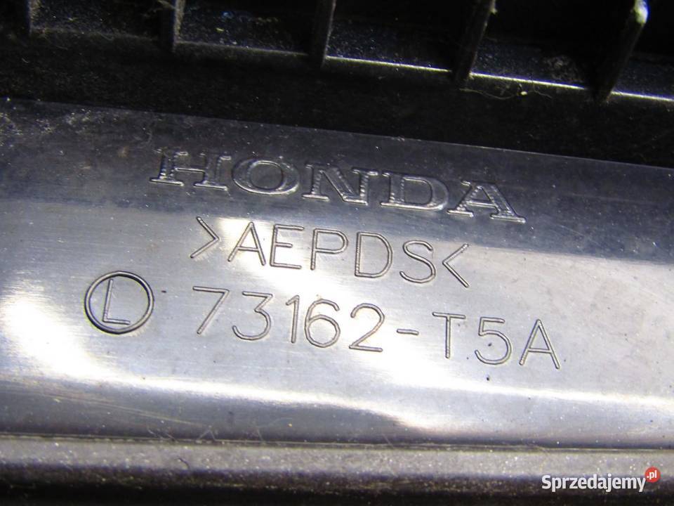 OSŁONA LISTWA SZYBY PRZEDNIEJ LEWY PRZÓD HONDA osobowe