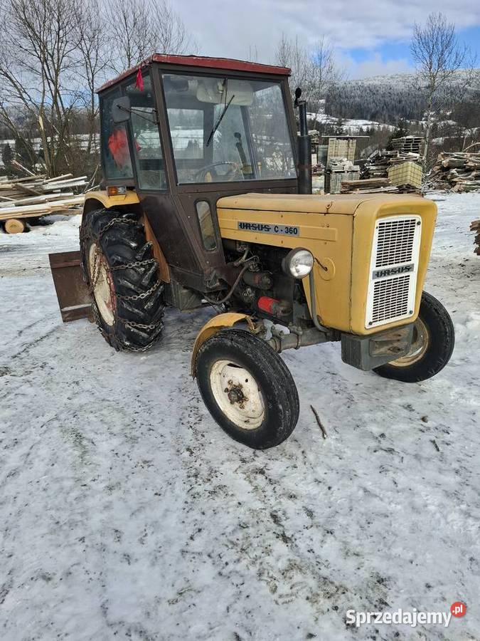 Ciagnik c 360 Rolnictwo małopolskie Lubomierz