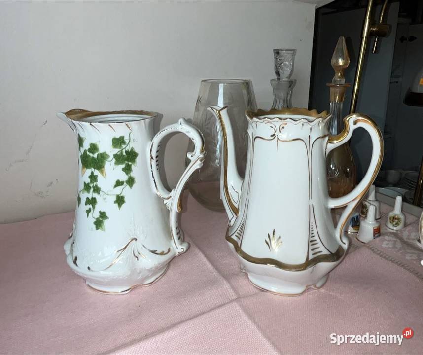 Dzbanek Carl Tielsch bez pokrywki Porcelana i szkło Gdańsk