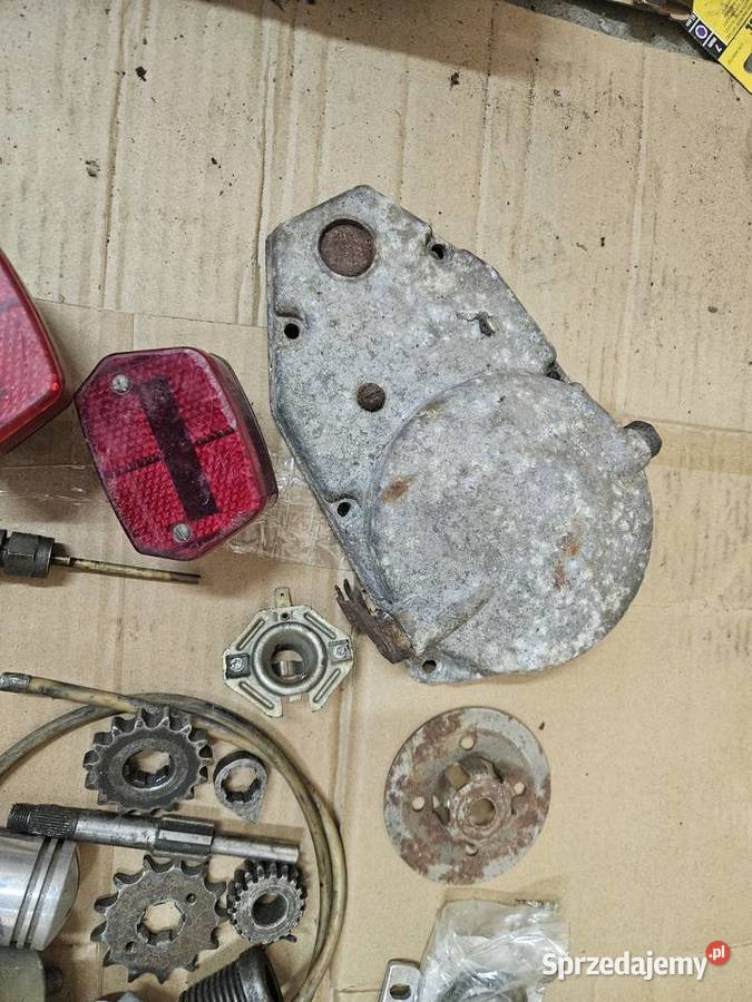 Części Romet Motorynka Komar Lampa Uchwyt Wałek Motocykle na części wielkopolskie Kłodawa