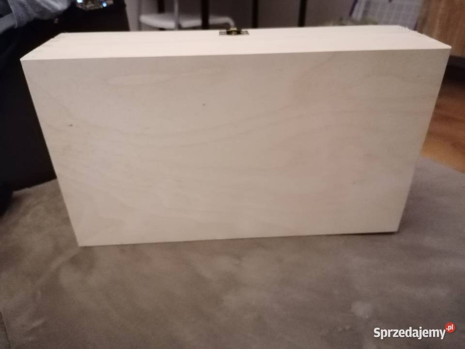 Pudełko pudło zamykane drewniane wielkopolskie Poznań sprzedam