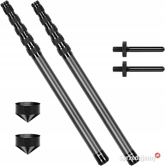 Zestaw 2 teleskopowych drążków namiotowych z mazowieckie