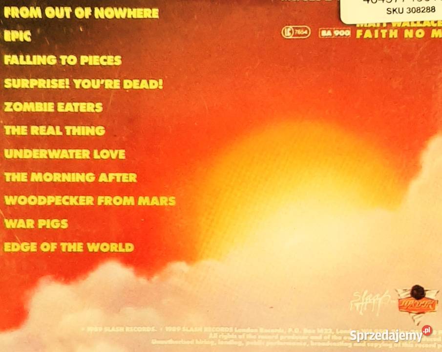 Znakomity Album Cd Faith No More The real thing sprzedam