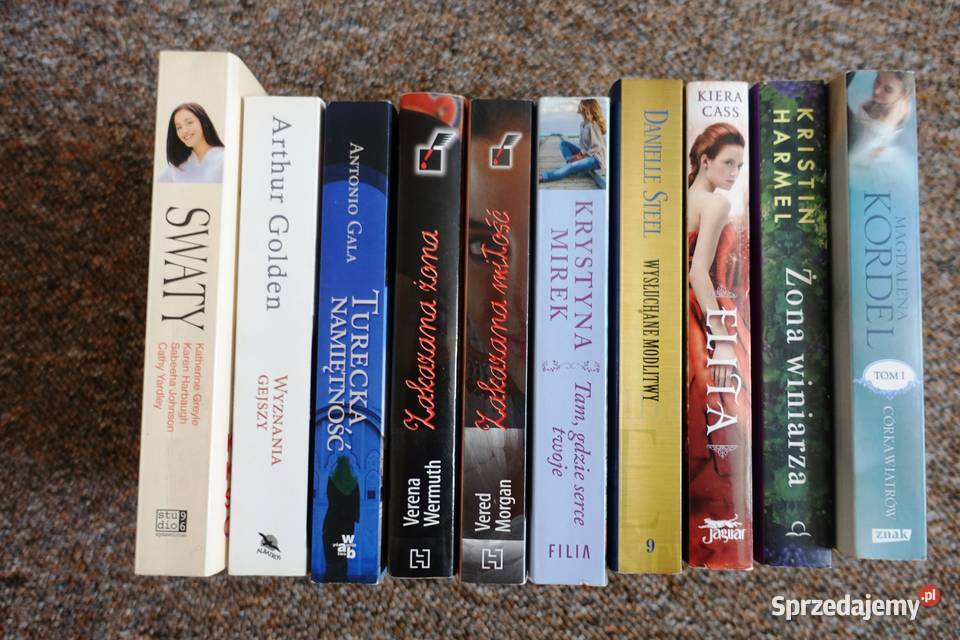 Romanse Literatura erotyczna Zestaw 10 książek Kętrzyn
