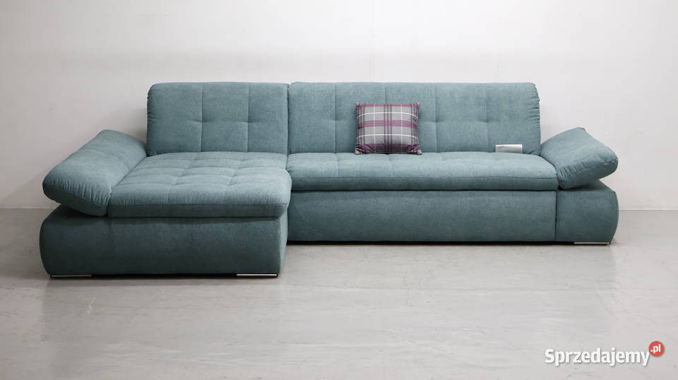 TJX Narożnik z funkcją spania morski kolor wielkopolskie Poznań