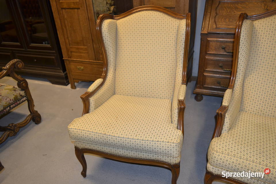 fotele ludwikowskie uszaki Będzin