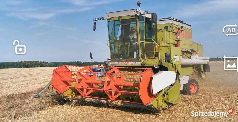 Kombajn zbożowy Claas Dominator 105 Czujniki strat ziarna dolnośląskie