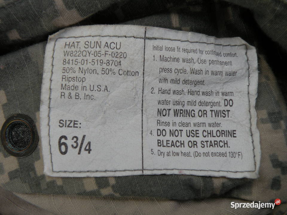 Kapelusz boonie hat UCP 6 34 Wrocław