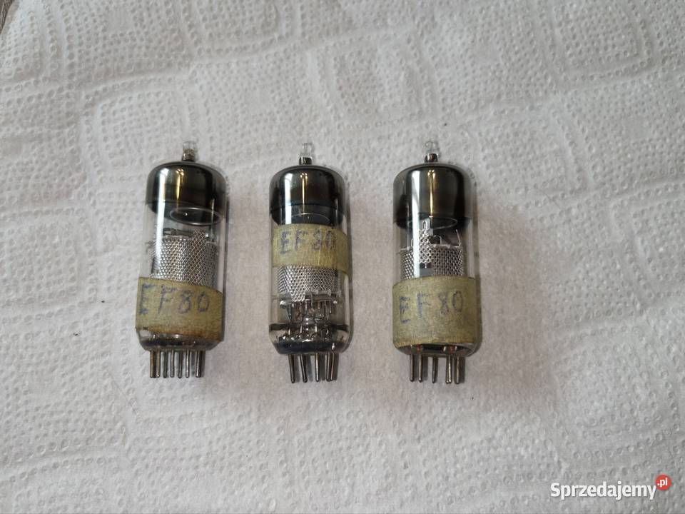 Lampy elektronowe EF80 3 Radziechowy