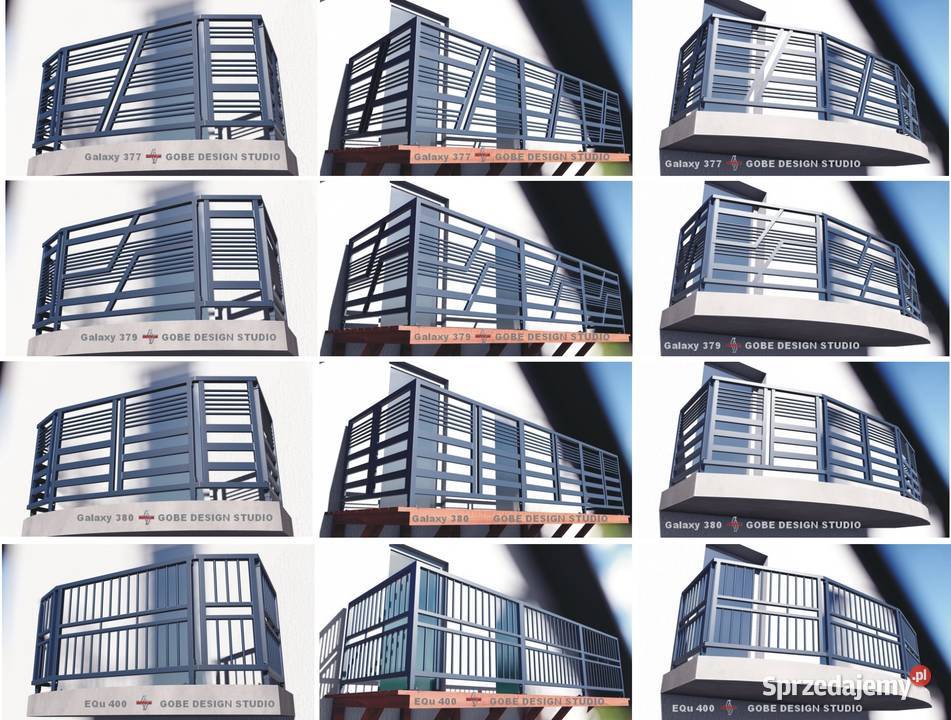 Balustrady balkonowe na balkon taras schody okno Pozostałe śląskie Nieborowice