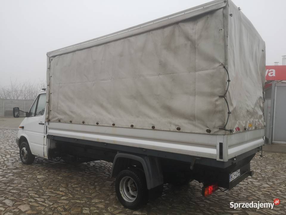 Mercedes sprinter 411 paka firanka 2 strony Trzyciąż