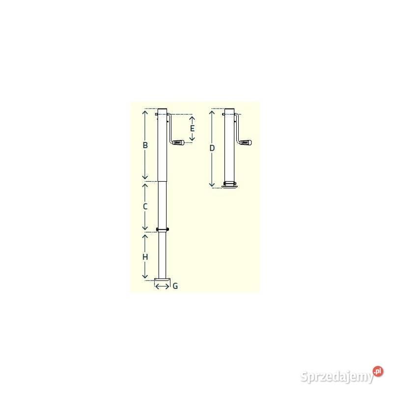 Stopa podporowa SIMOL DG5903SF cynkowana Kamionna
