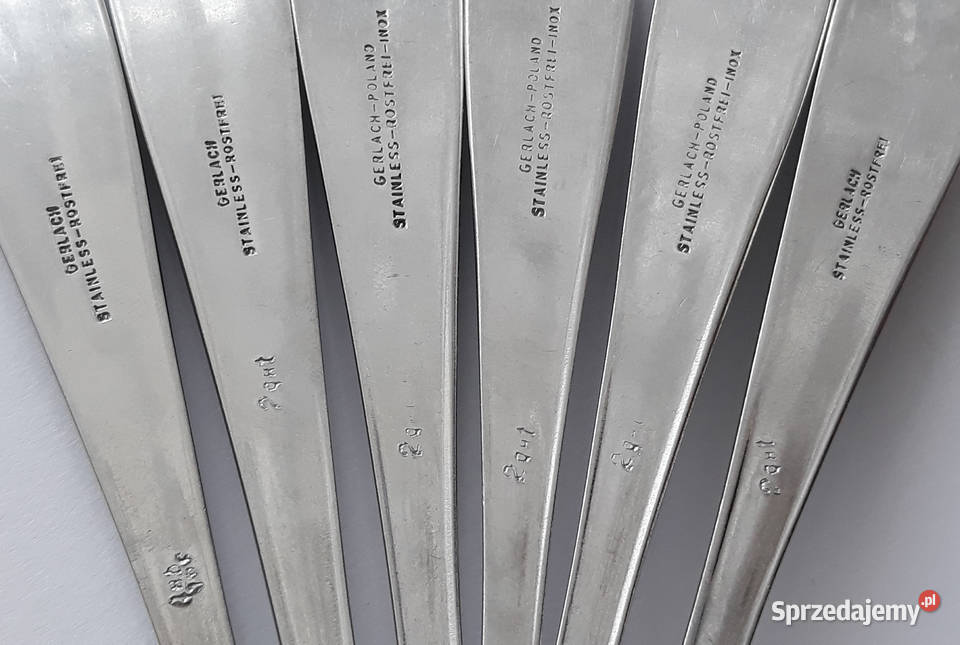 Widelce obiadowe 2 KŁOS Gerlach sztućce PRL Sztućce Dąbrowa Górnicza