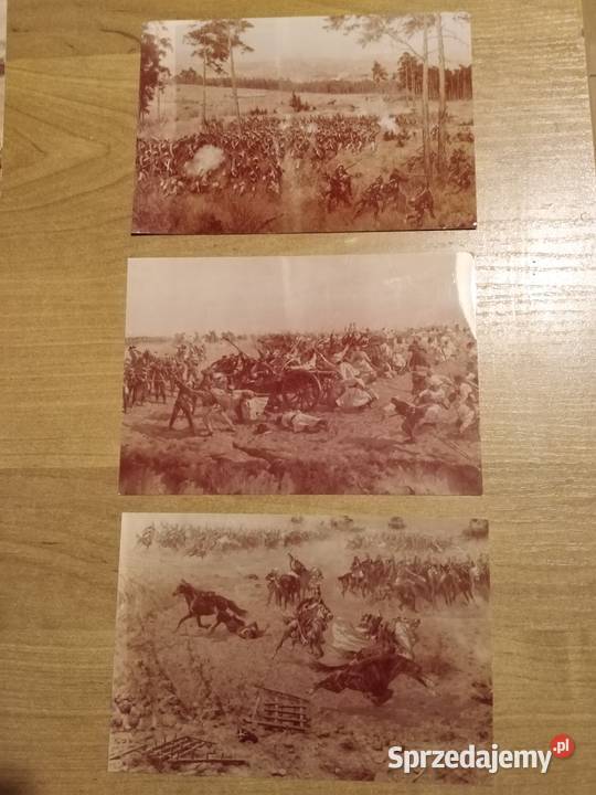 Zestaw Pocztówek Panorama Racławicka 11 sztuk Pozostałe Wałbrzych