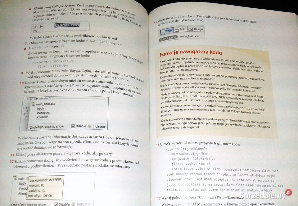 Adobe Dreamweaver CS4CS4 Oficjalny podręcznik Rok wydania 2009