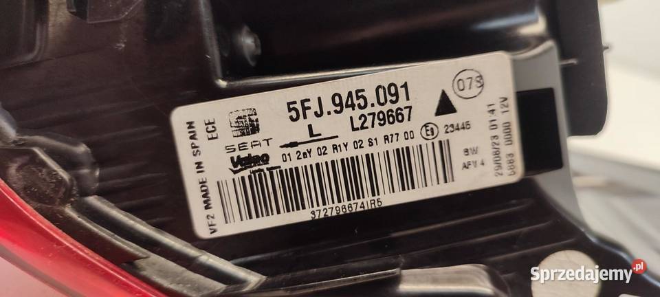 SEAT TARRACO LAMPA LEWY TYŁ 5FJ945091 dolnośląskie