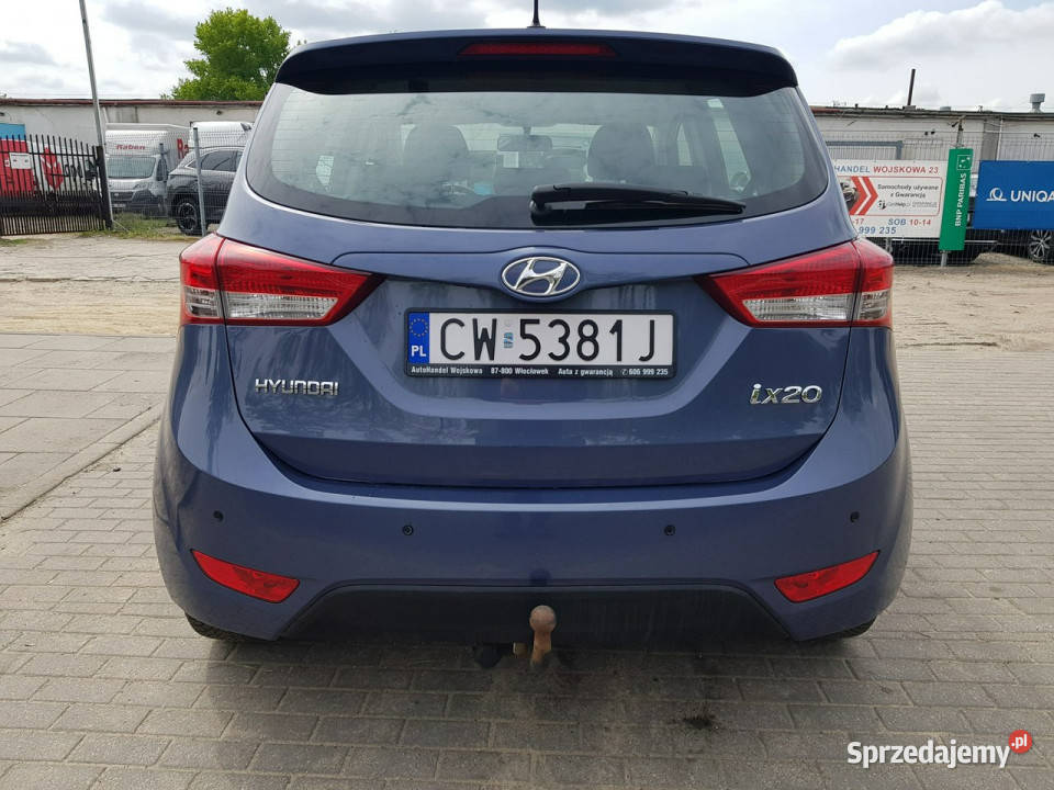 Hyundai ix20 14 Benzyna Klima Zarejestrowany niebieski kujawsko-pomorskie Włocławek