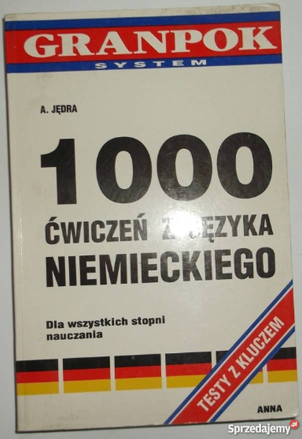 1000 ĆWICZEŃ Z JĘZYKA NIEMIECKIEGO Książki do nauki języka obcego