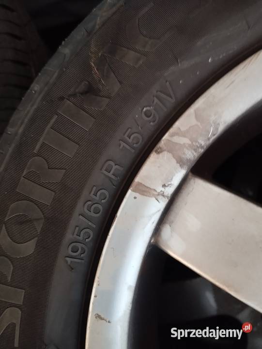 Koła aluminiowe 15 5x100 letnie Kartuzy