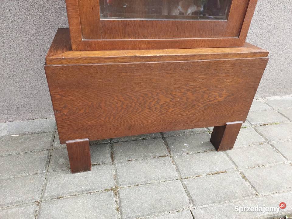 Stara witryna szafka art deco słupek lata 30te Meble pomorskie Tczew sprzedam