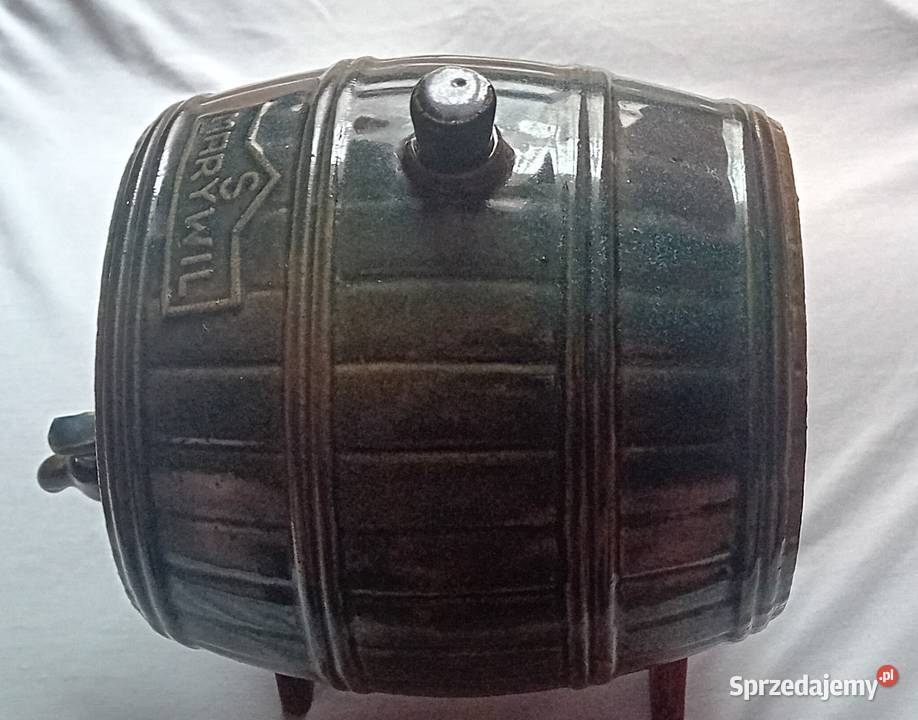 Reklamowa beczułka ceramiczna Marywil Sucherniów Koźminek