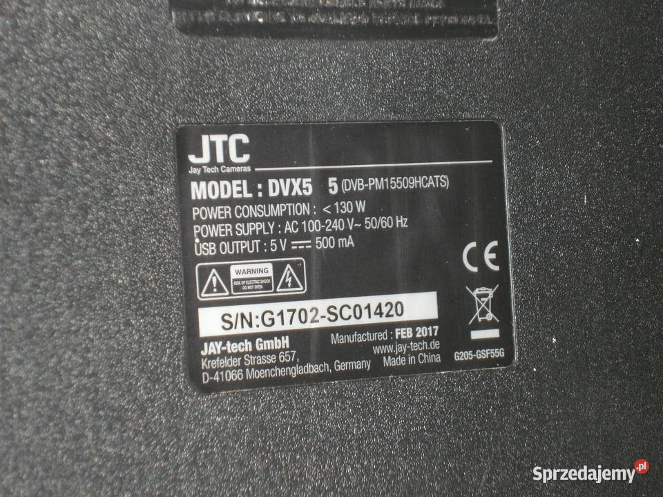 LED TV 55 3x HDMI Nie potrzebny zewnętrzny LED Karlino