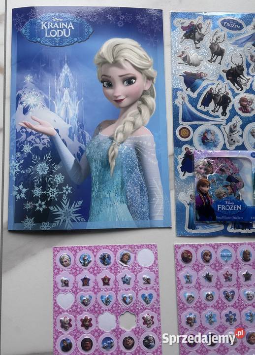 Disney Kraina Lodu Frozen kolorowanka naklejki Wrocław