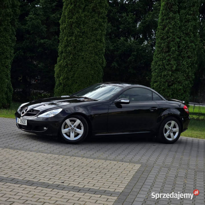 Mercedes SLK 200 MercedesBenz SLK 200 Kompressor czarny Ostrów Mazowiecka sprzedam