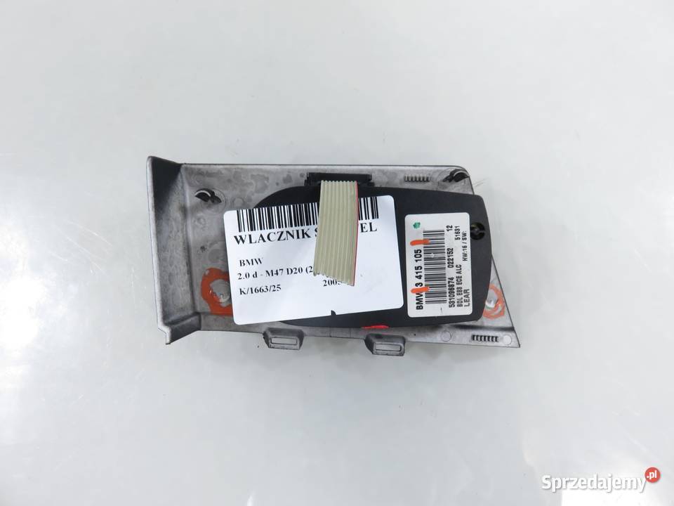 WŁĄCZNIK ŚWIATEŁ BMW X3 E83 3415105