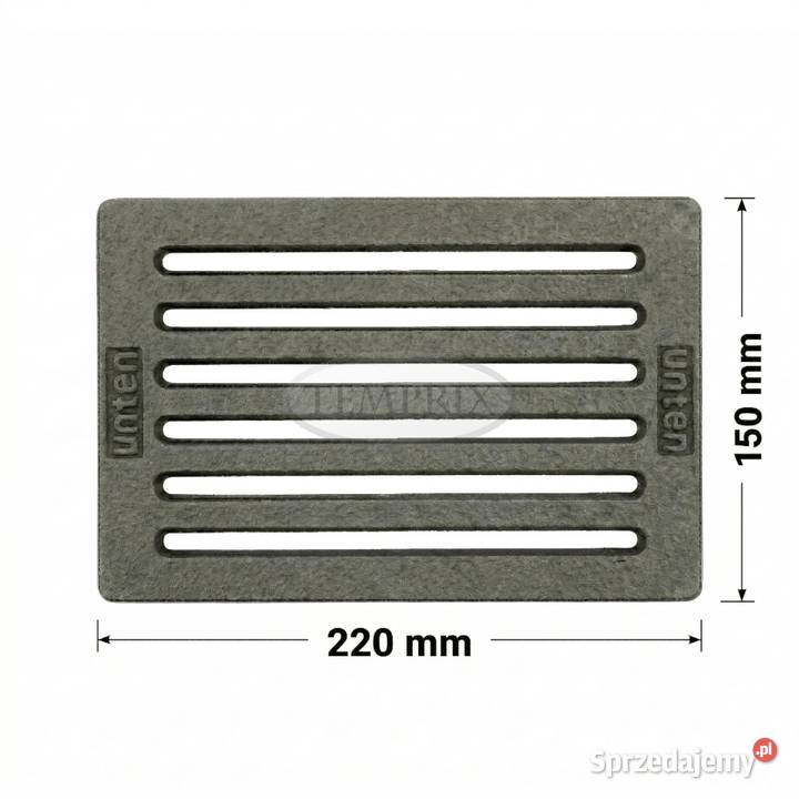 Ruszt żeliwny do kominka pieca Spartherm 22x15 wielkopolskie Poznań sprzedam