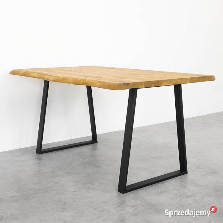 Noga do stołu metalowa TRAPEZ BASIC 65x71 CZARNA 71cm Chmielnik