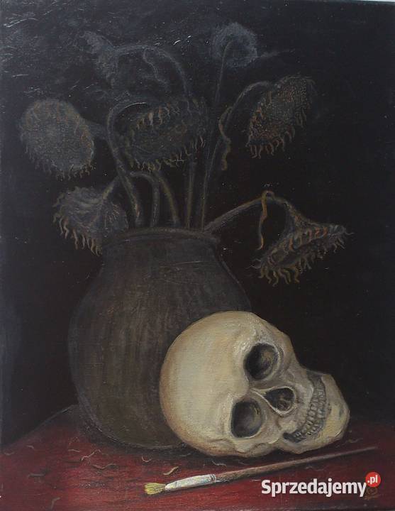 Vincent i słoneczniki olej na płótnie 45 x 35 Warszawa