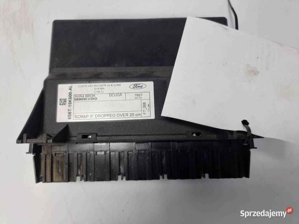 MODUŁ FORD FIESTA MK6 6S6T15K600AL KOMFORTU osobowe kujawsko-pomorskie Lipno