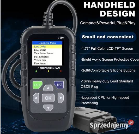 anner samochodowy OBD2 V119 JPOLSKI