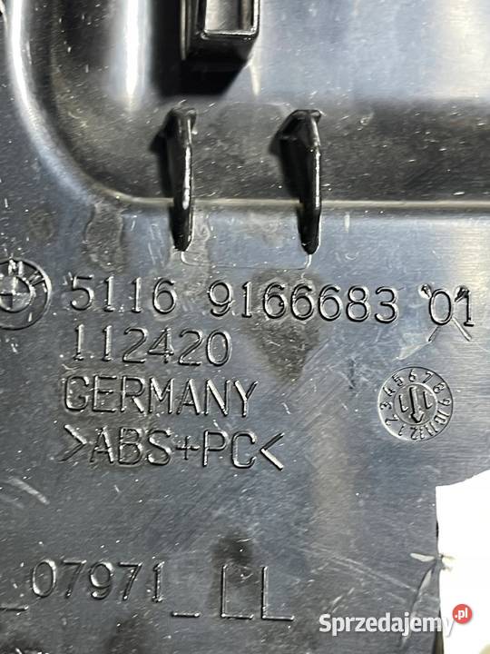 BMW F10 F11 SCHOWEK KONSOLI PASAŻERA ZE